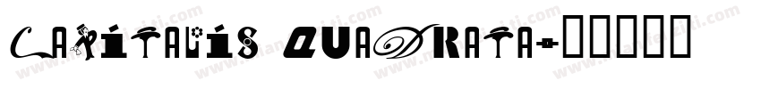 capitalis quadrata字体转换